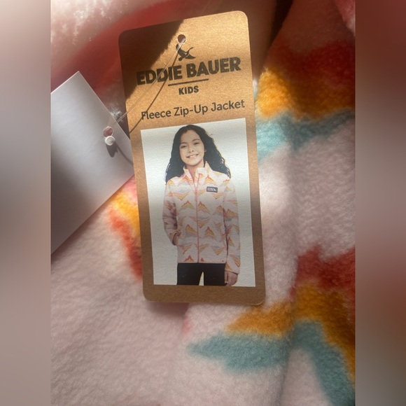 Eddie Bauer fleece zip up jacket - Picture 5 of 7